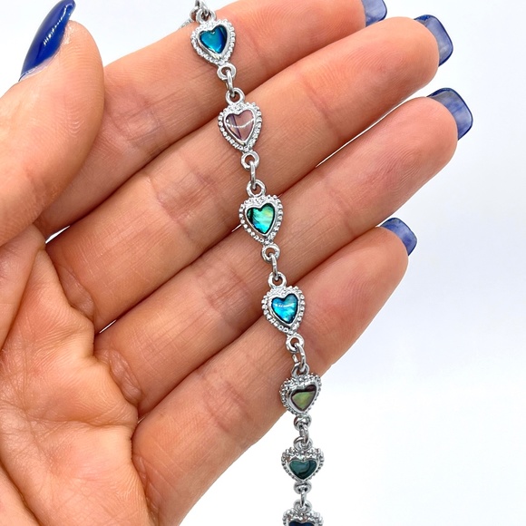 Heart Shapes Colored Bracelet - Picture 3 of 5